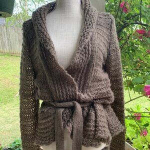 Super soft mocha Cardigan from Gosha size medium